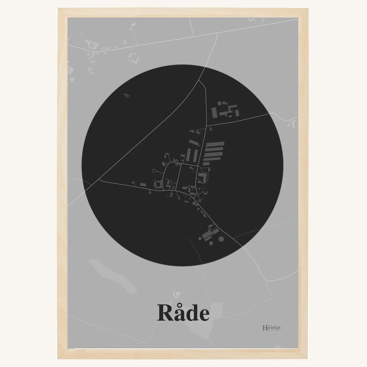 Råde plakat – Centrum 2026 – Mørk grå