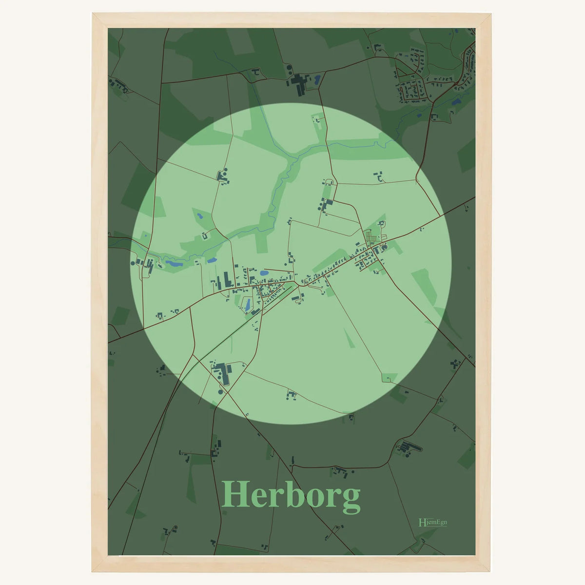 Herborg plakat – Centrum 2026 – Lys pastel grøn