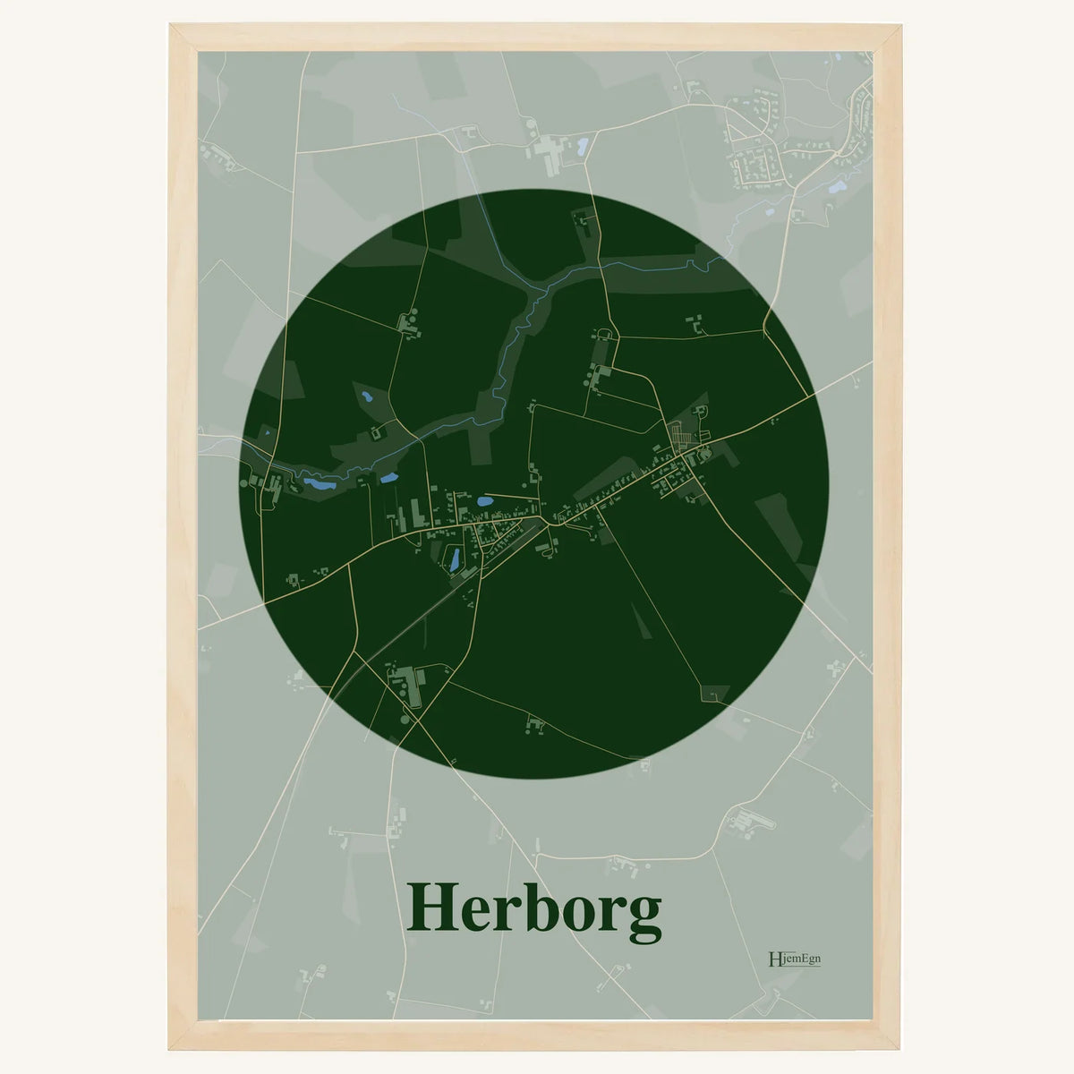 Herborg plakat – Centrum 2026 – Mørk grøn
