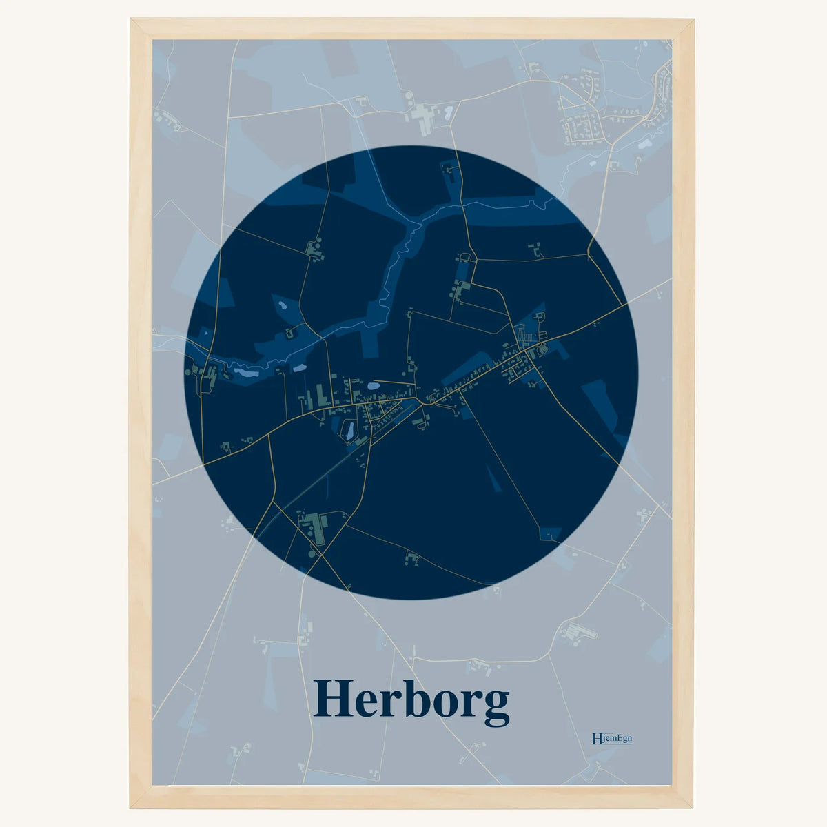 Herborg plakat – Centrum 2026 – Mørk blå