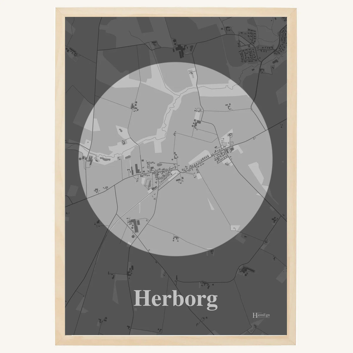 Herborg plakat – Centrum 2026 – Lys pastel grå