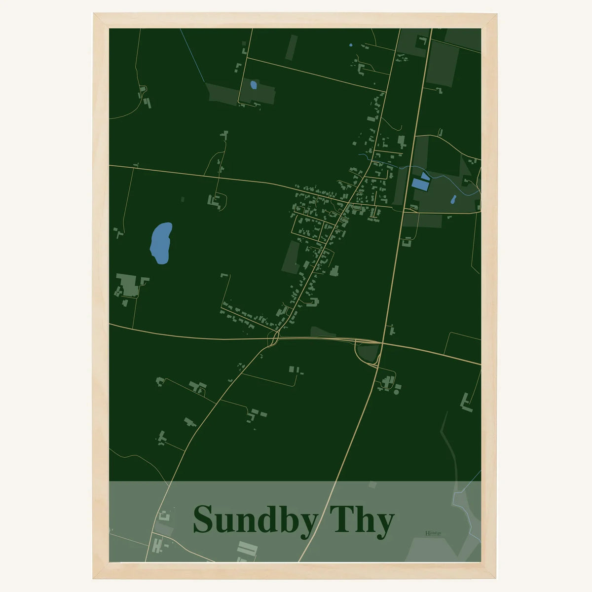 Sundby Thy plakat – Firkantet 2026 – Mørk grøn
