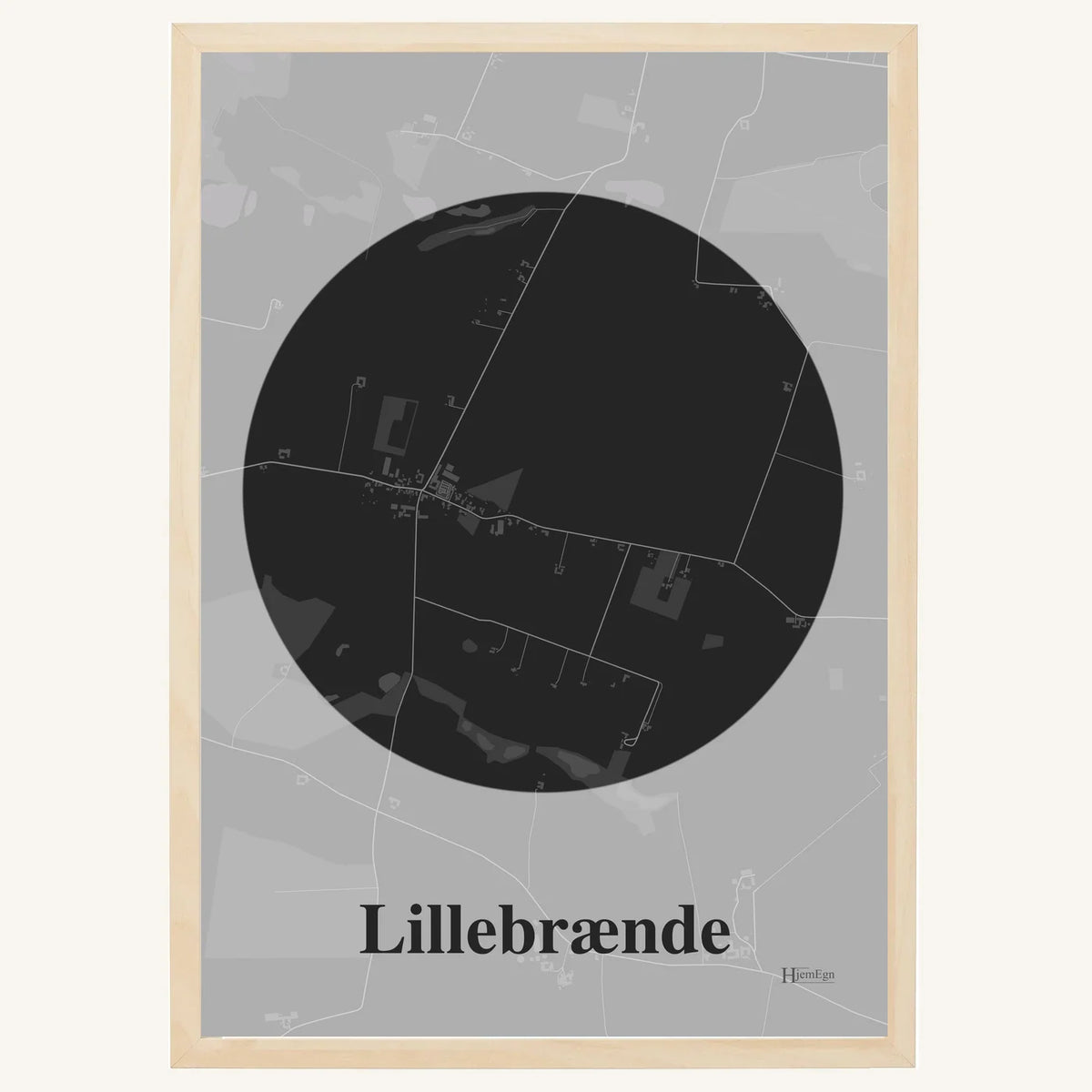Lillebrænde plakat – Centrum 2026 – Mørk grå