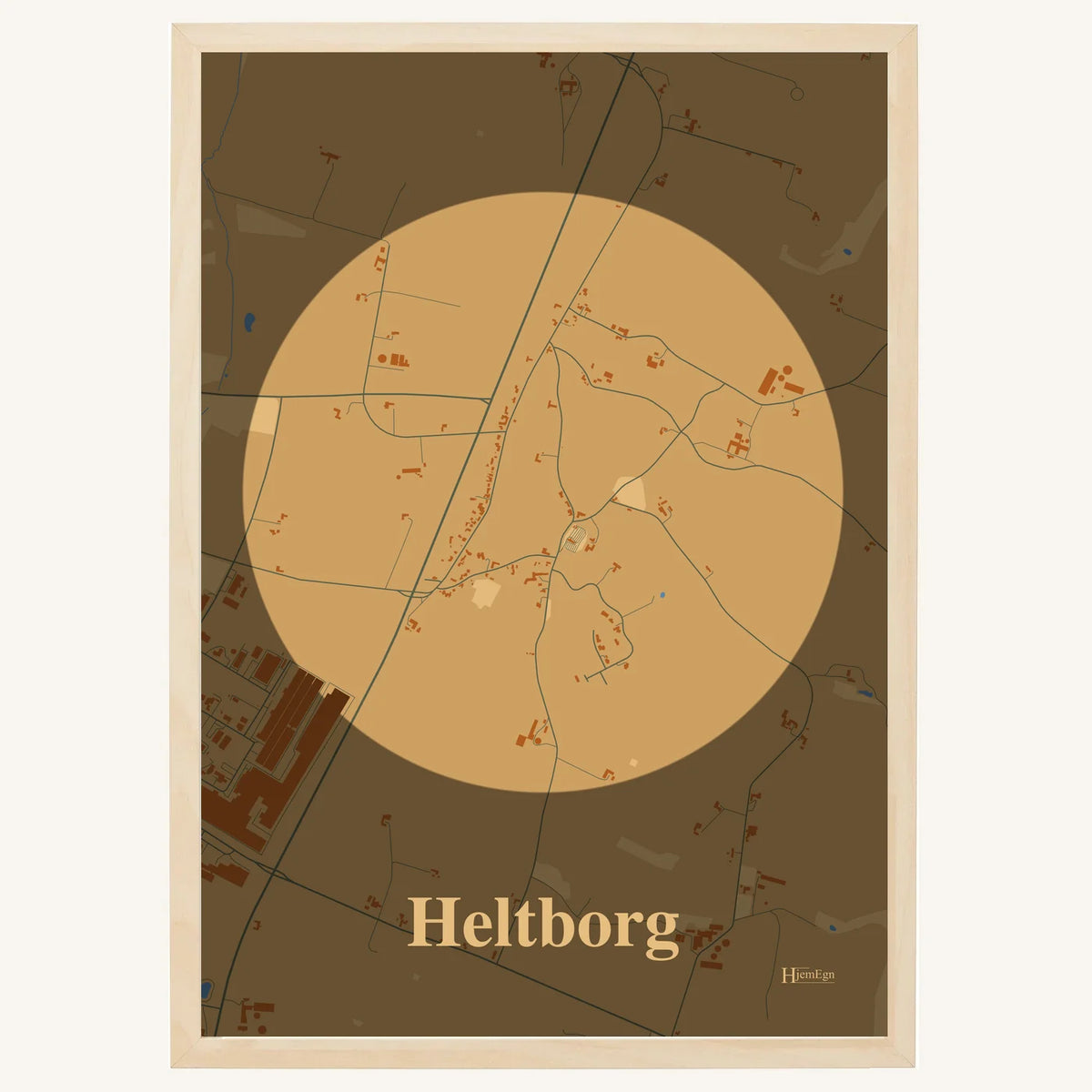 Heltborg plakat – Centrum 2026 – Lys pastel brun