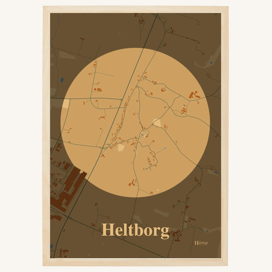 Heltborg plakat – Centrum 2026 – Lys pastel brun