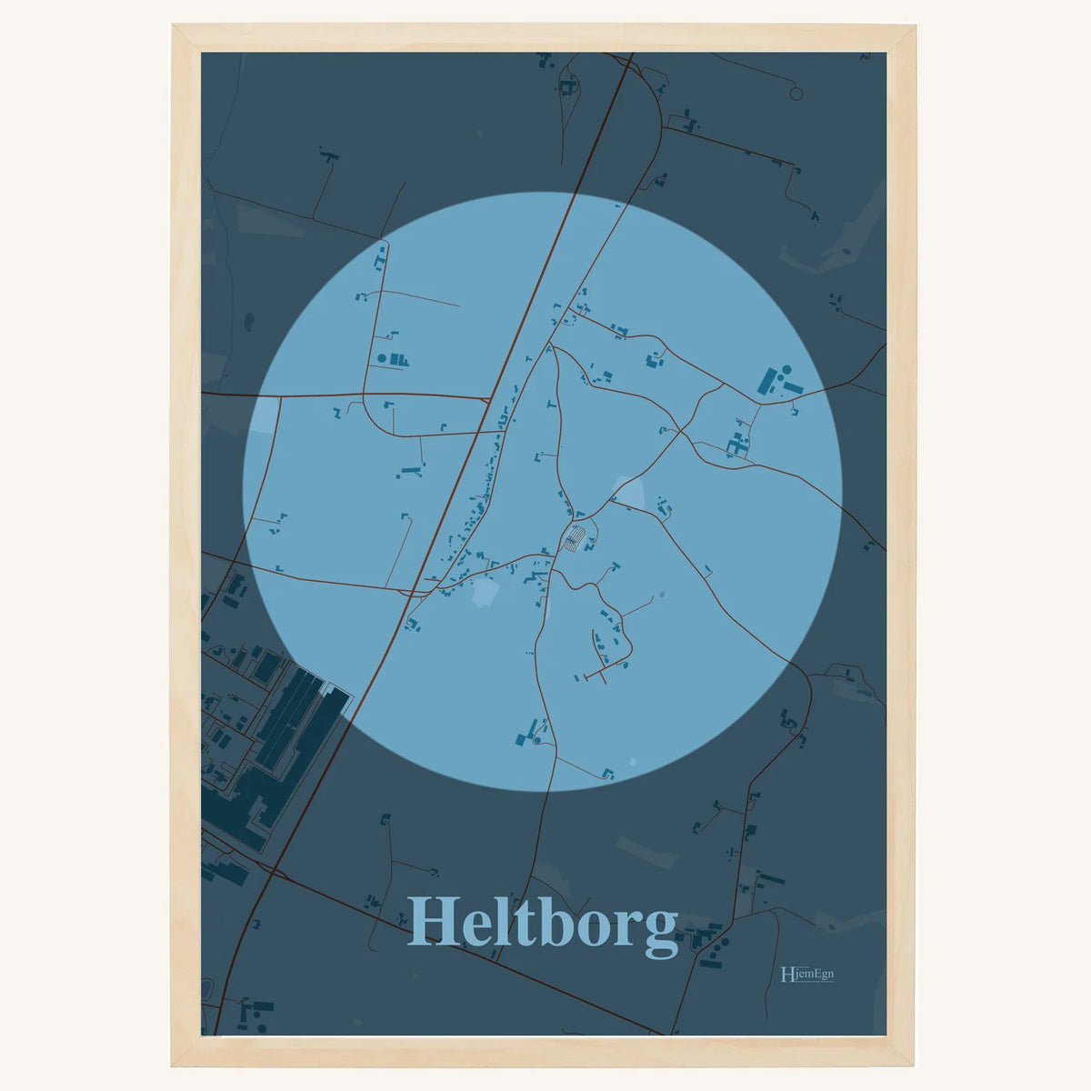 Heltborg plakat – Centrum 2026 – Lys pastel blå