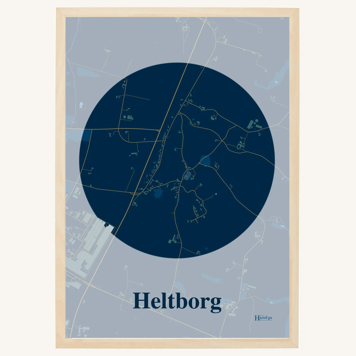 Heltborg plakat – Centrum 2026 – Mørk blå