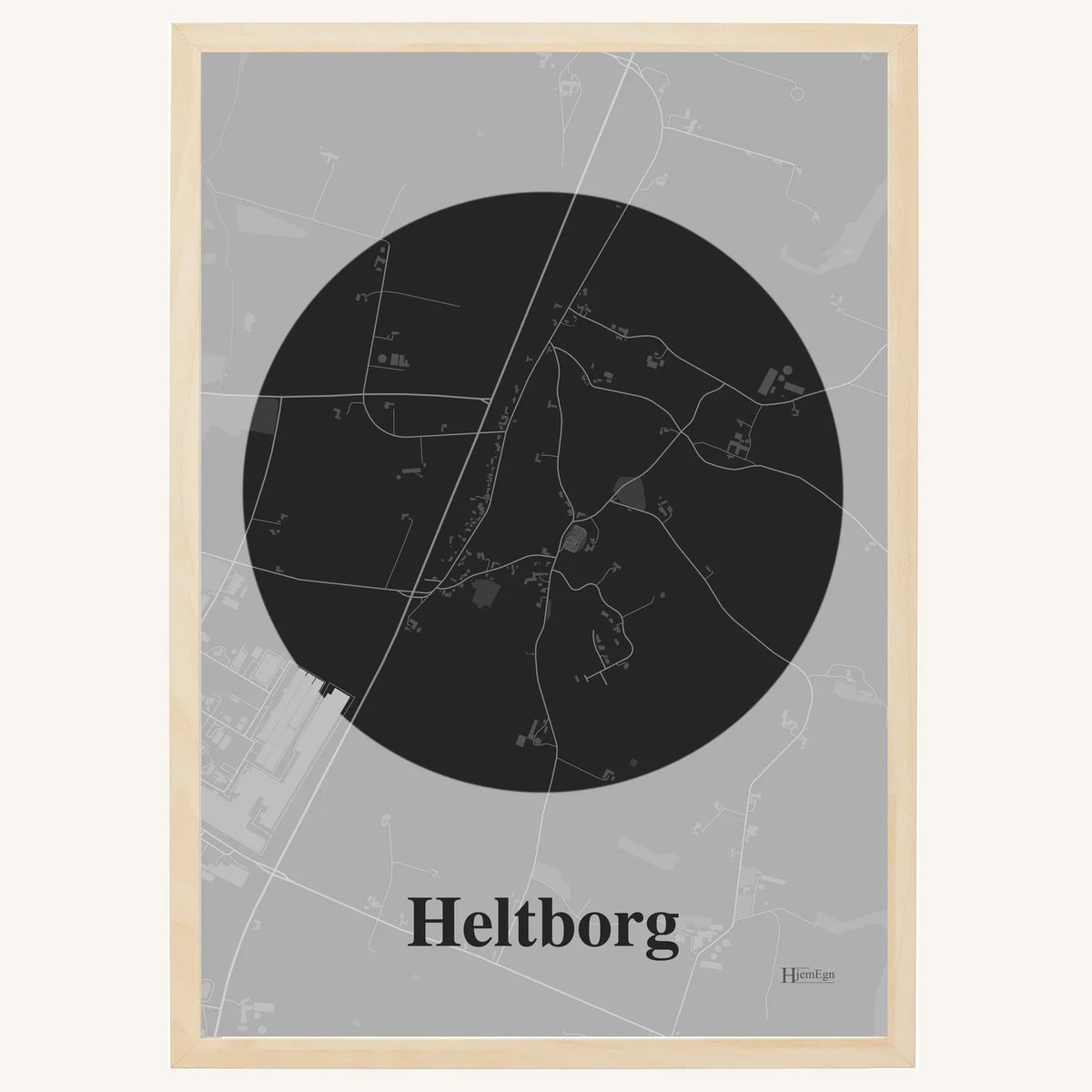 Heltborg plakat – Centrum 2026 – Mørk grå