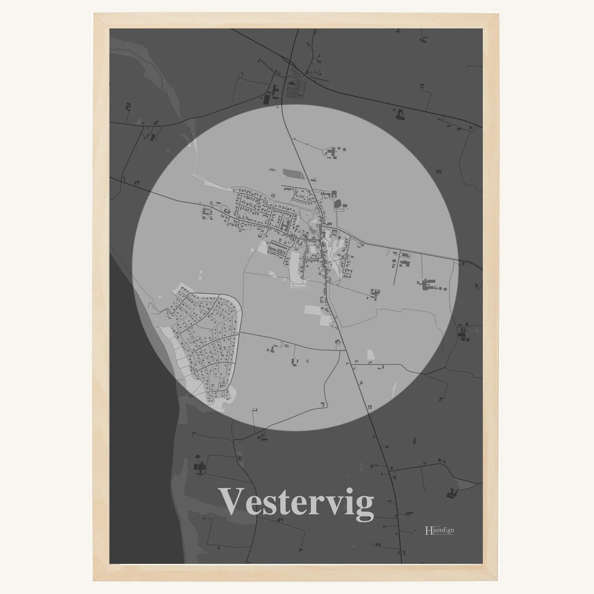 Vestervig plakat – Centrum 2026 – Lys pastel grå
