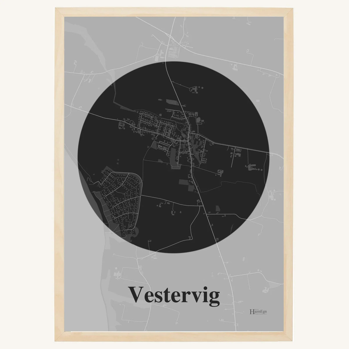 Vestervig plakat – Centrum 2026 – Mørk grå