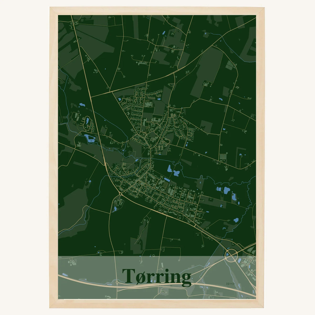 Tørring plakat – Firkantet 2026 – Mørk grøn