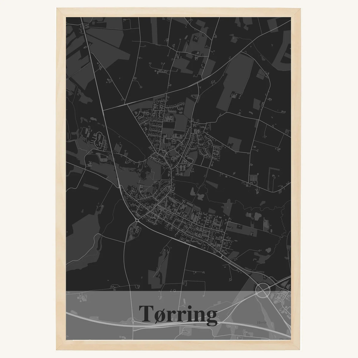 Tørring plakat – Firkantet 2026 – Mørk grå