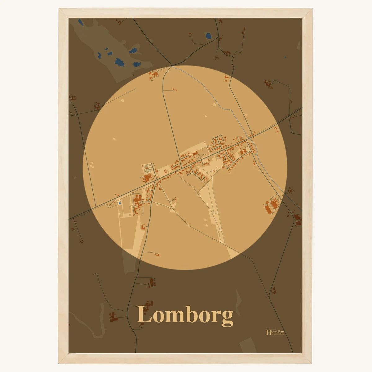 Lomborg plakat – Centrum 2026 – Lys pastel brun