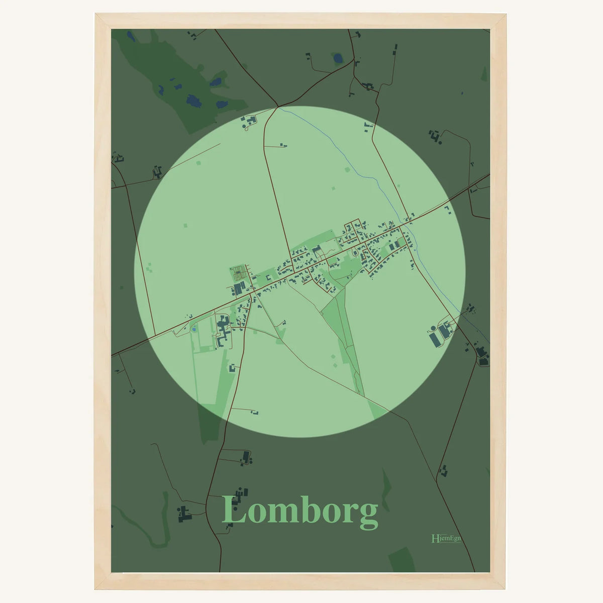 Lomborg plakat – Centrum 2026 – Lys pastel grøn
