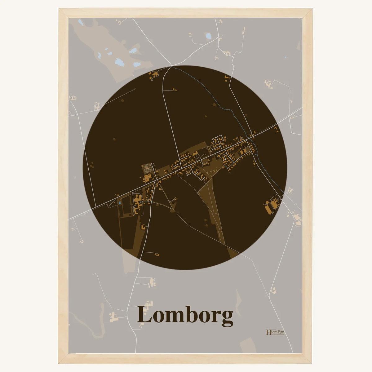Lomborg plakat – Centrum 2026 – Mørk brun