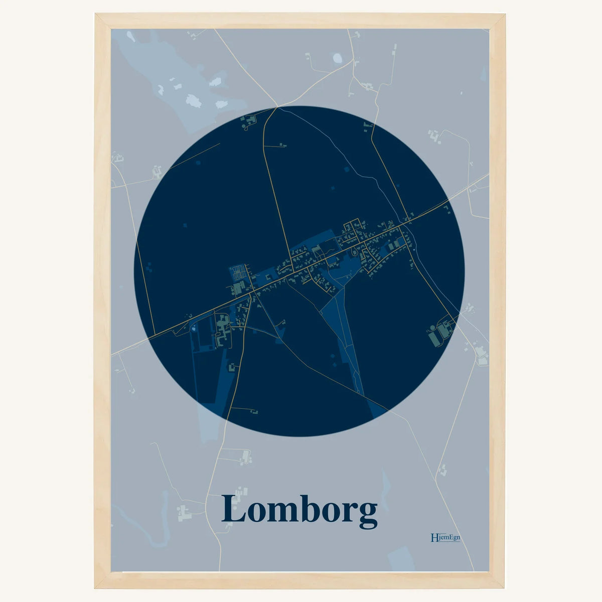 Lomborg plakat – Centrum 2026 – Mørk blå