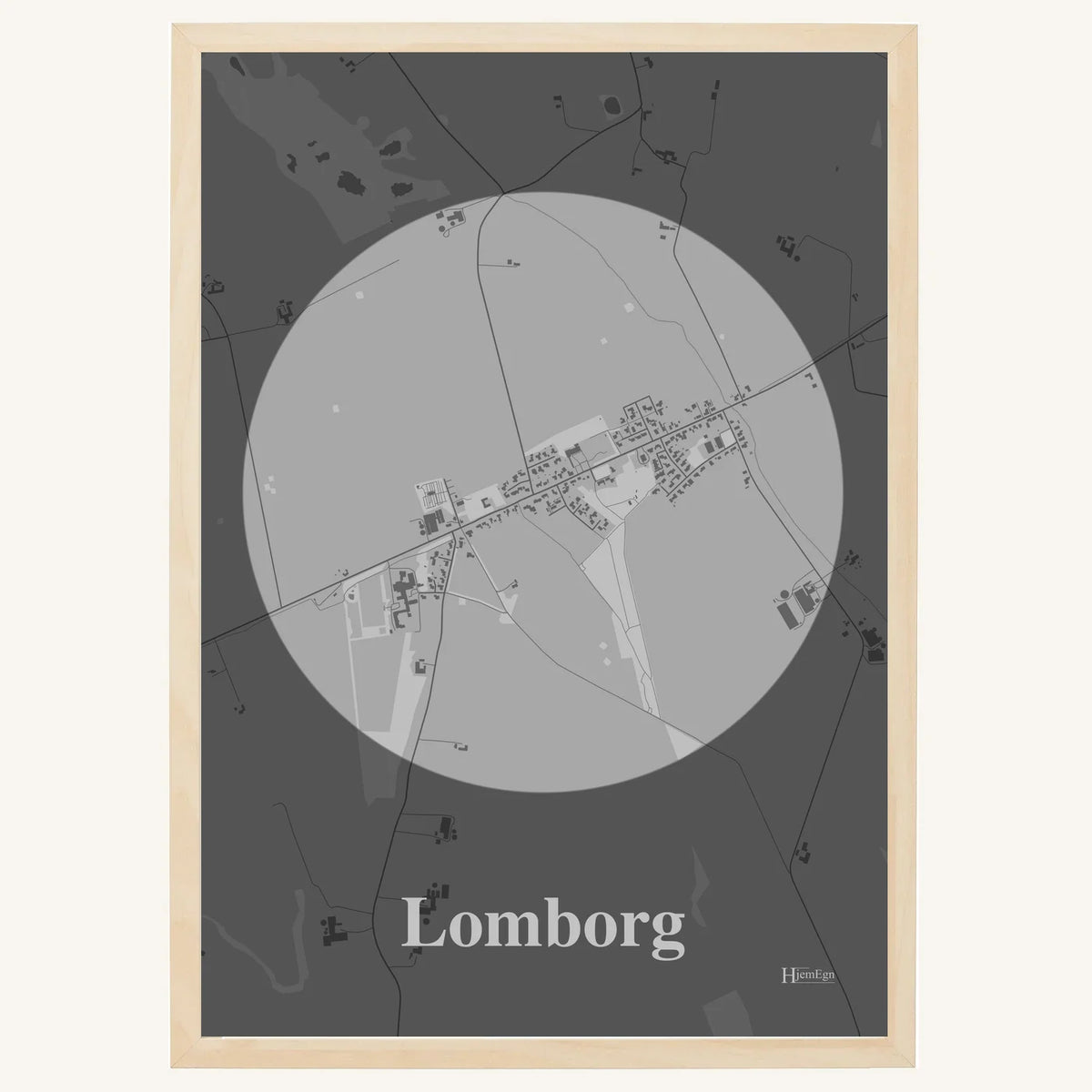 Lomborg plakat – Centrum 2026 – Lys pastel grå