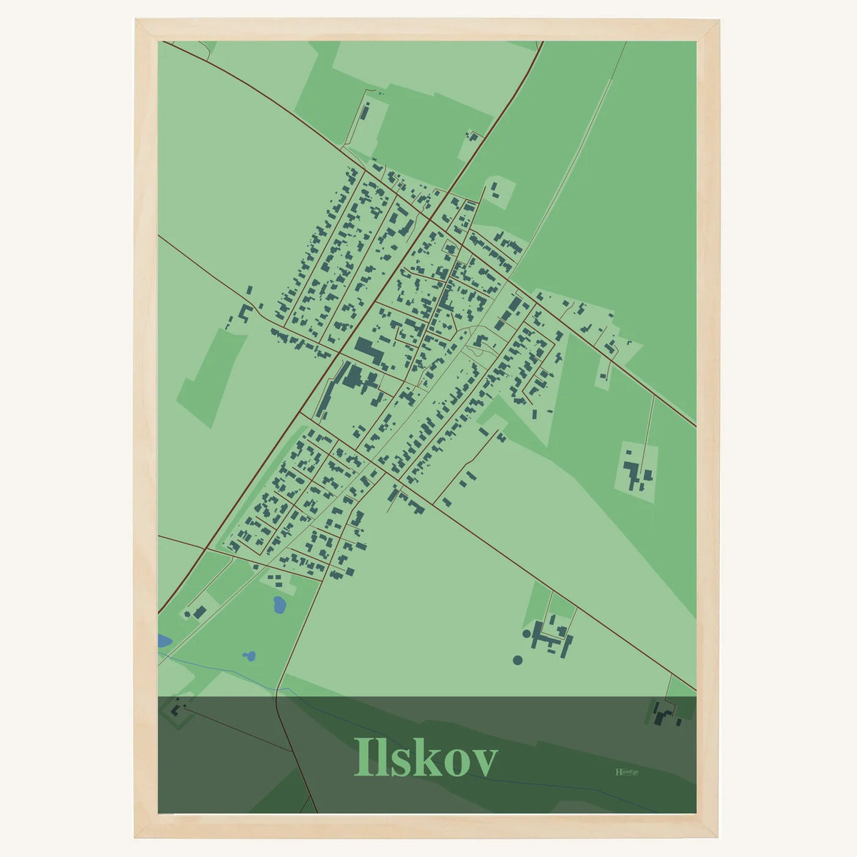 Ilskov plakat – Firkantet 2026 – Lys pastel grøn