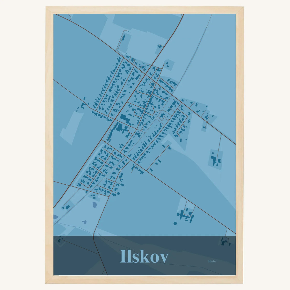 Ilskov plakat – Firkantet 2026 – Lys pastel blå