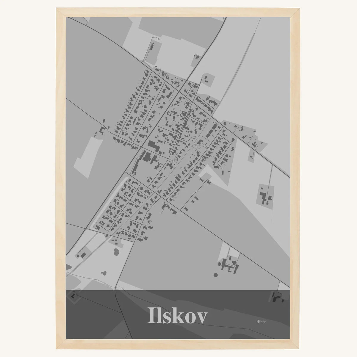 Ilskov plakat – Firkantet 2026 – Lys pastel grå