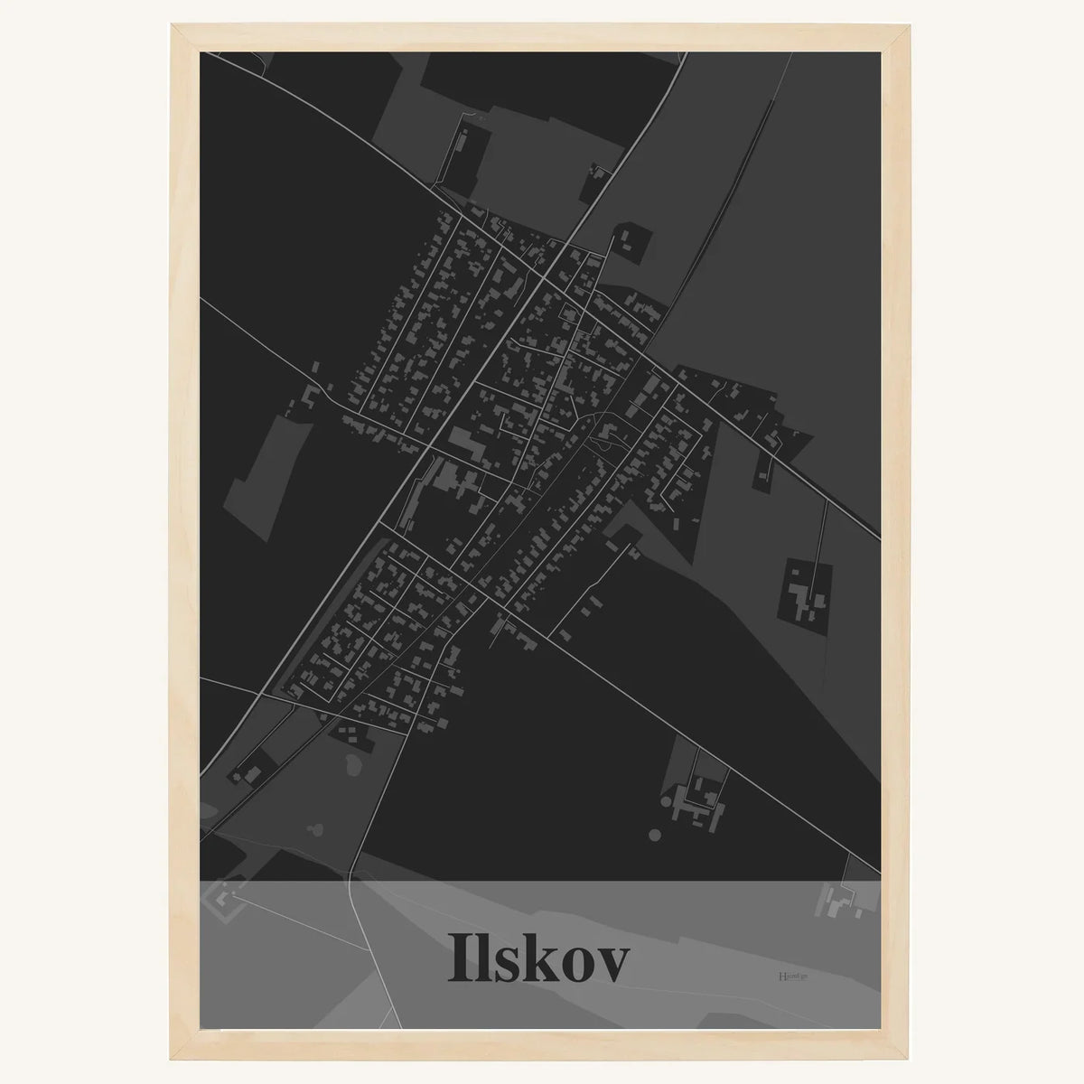 Ilskov plakat – Firkantet 2026 – Mørk grå