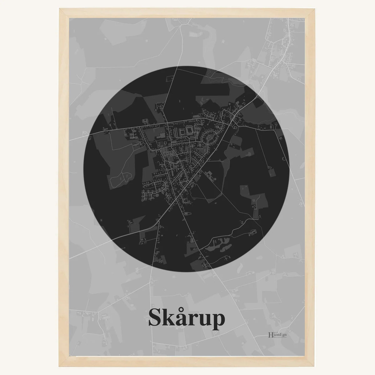 Skårup plakat – Centrum 2026 – Mørk grå