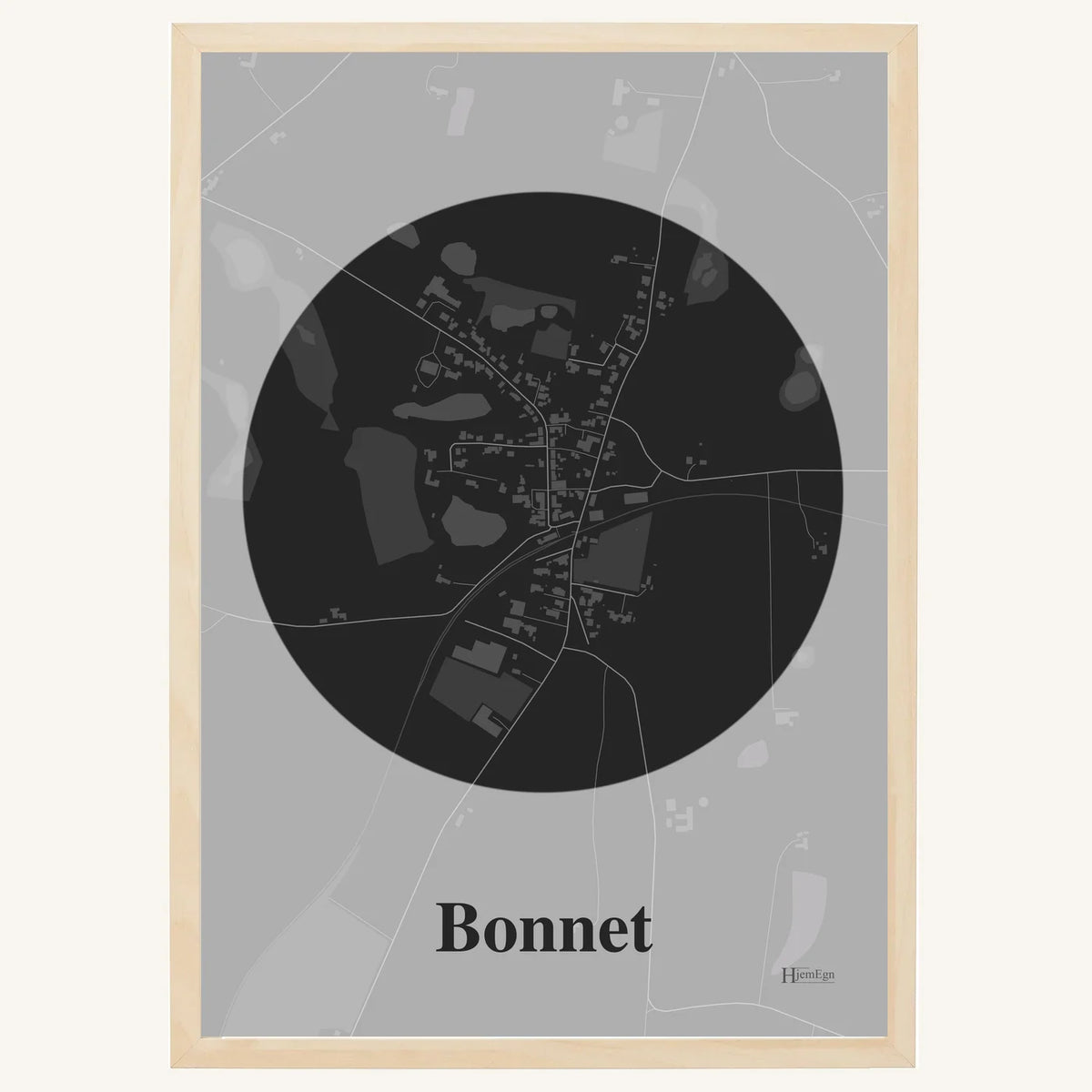 Bonnet plakat – Centrum 2026 – Mørk grå