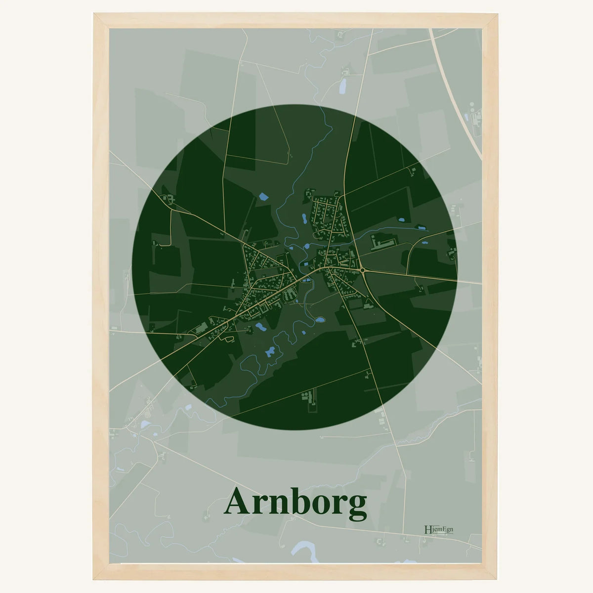 Arnborg plakat – Centrum 2026 – Mørk grøn