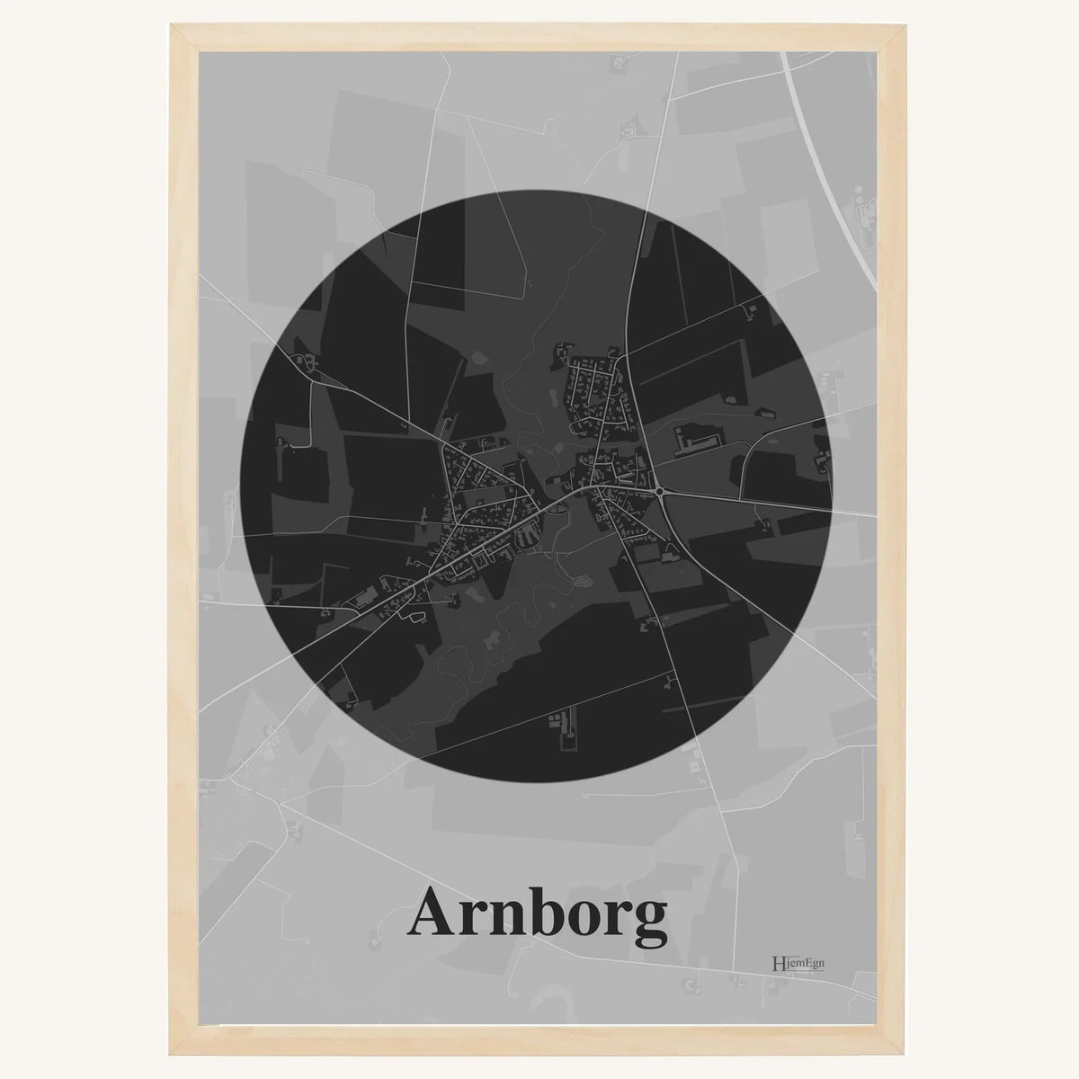 Arnborg plakat – Centrum 2026 – Mørk grå