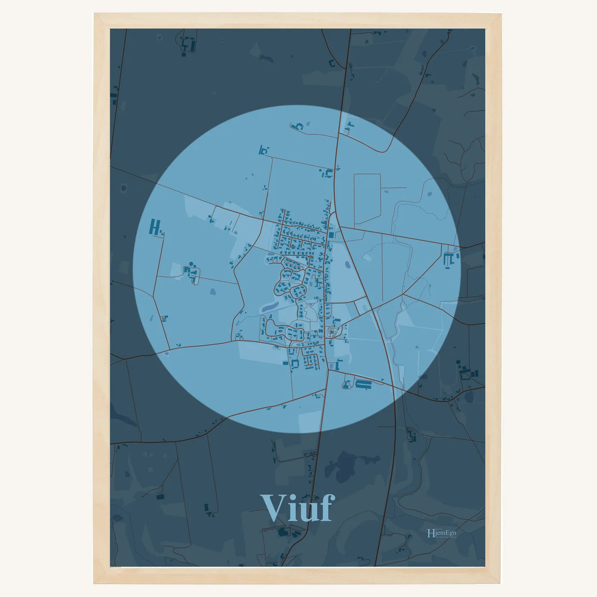 Viuf plakat – Centrum 2026 – Lys pastel blå