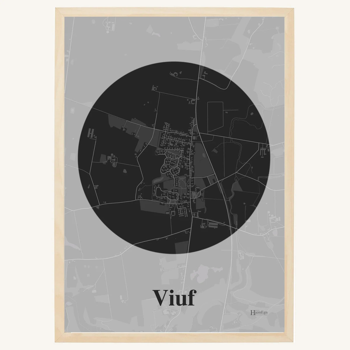 Viuf plakat – Centrum 2026 – Mørk grå
