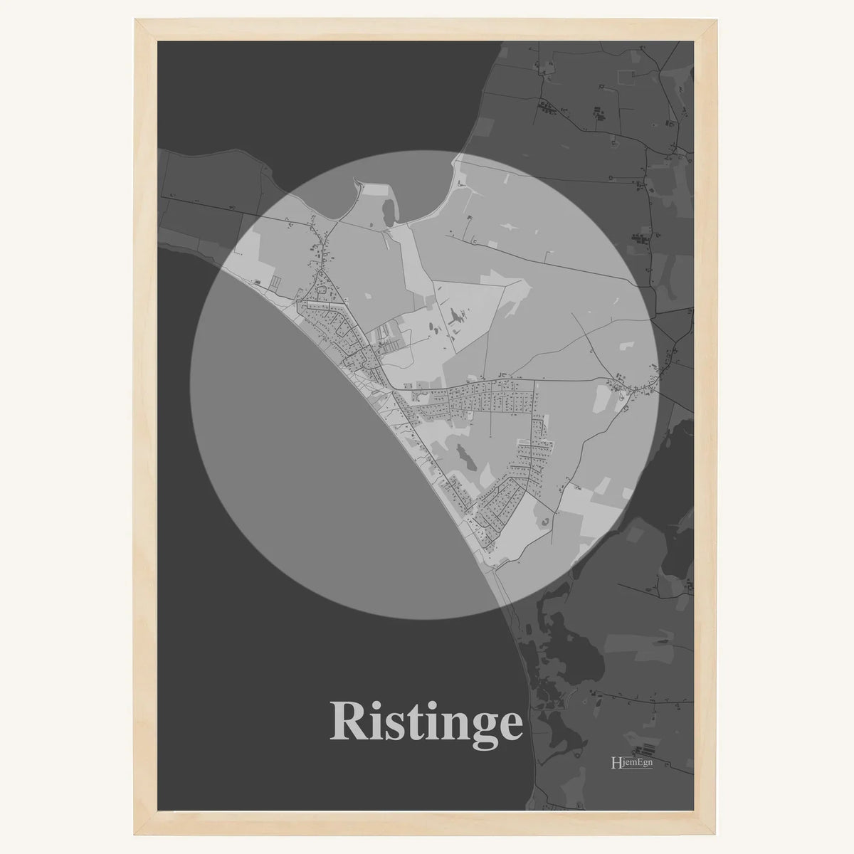 Ristinge plakat – Centrum 2026 – Lys pastel grå