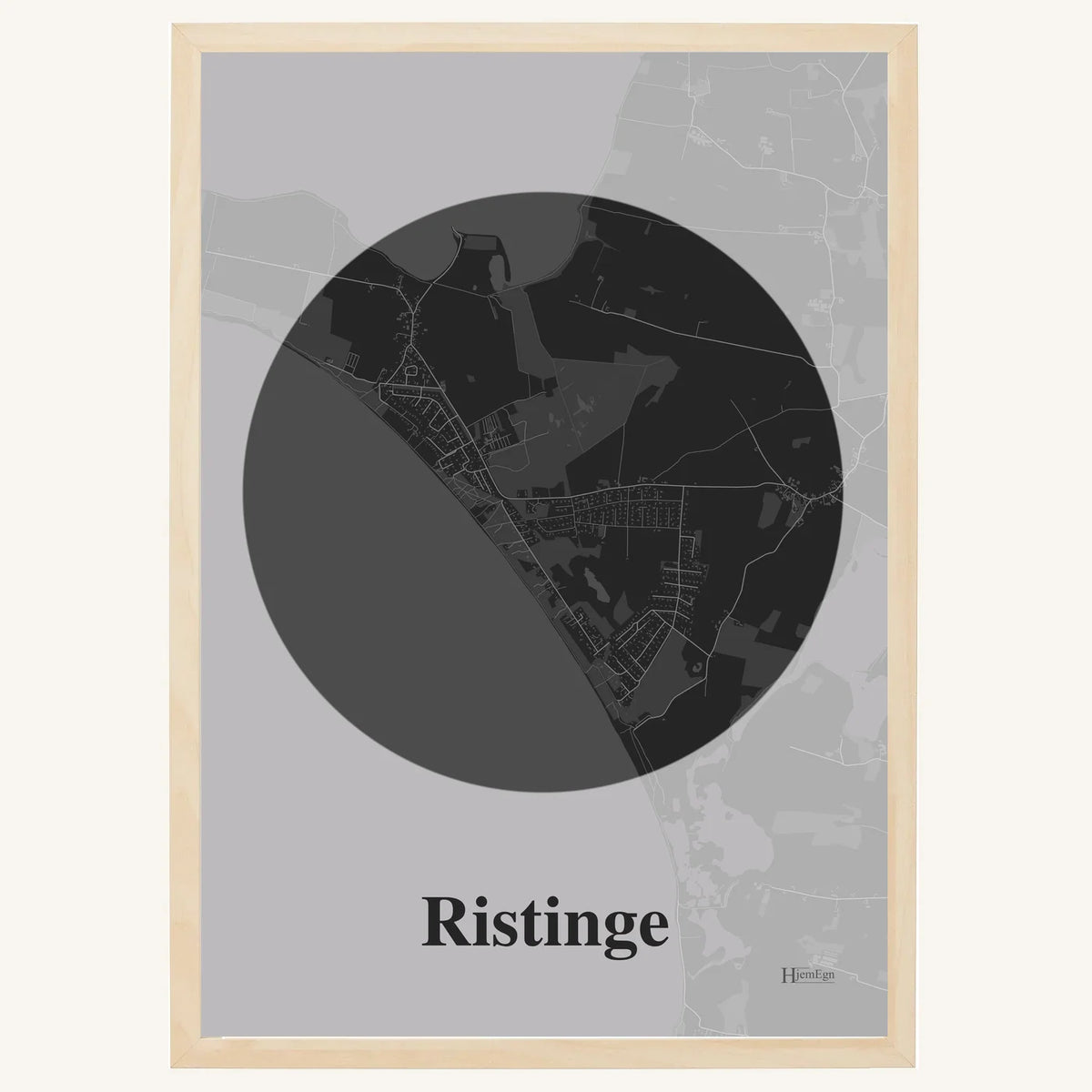 Ristinge plakat – Centrum 2026 – Mørk grå