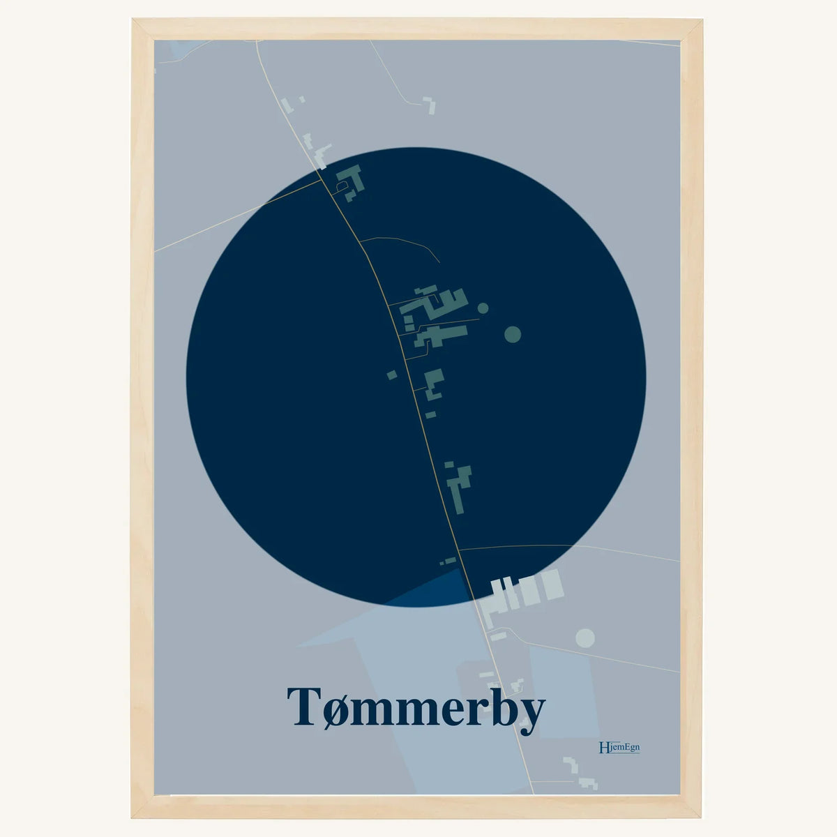 Tømmerby plakat – Centrum 2026 – Mørk blå