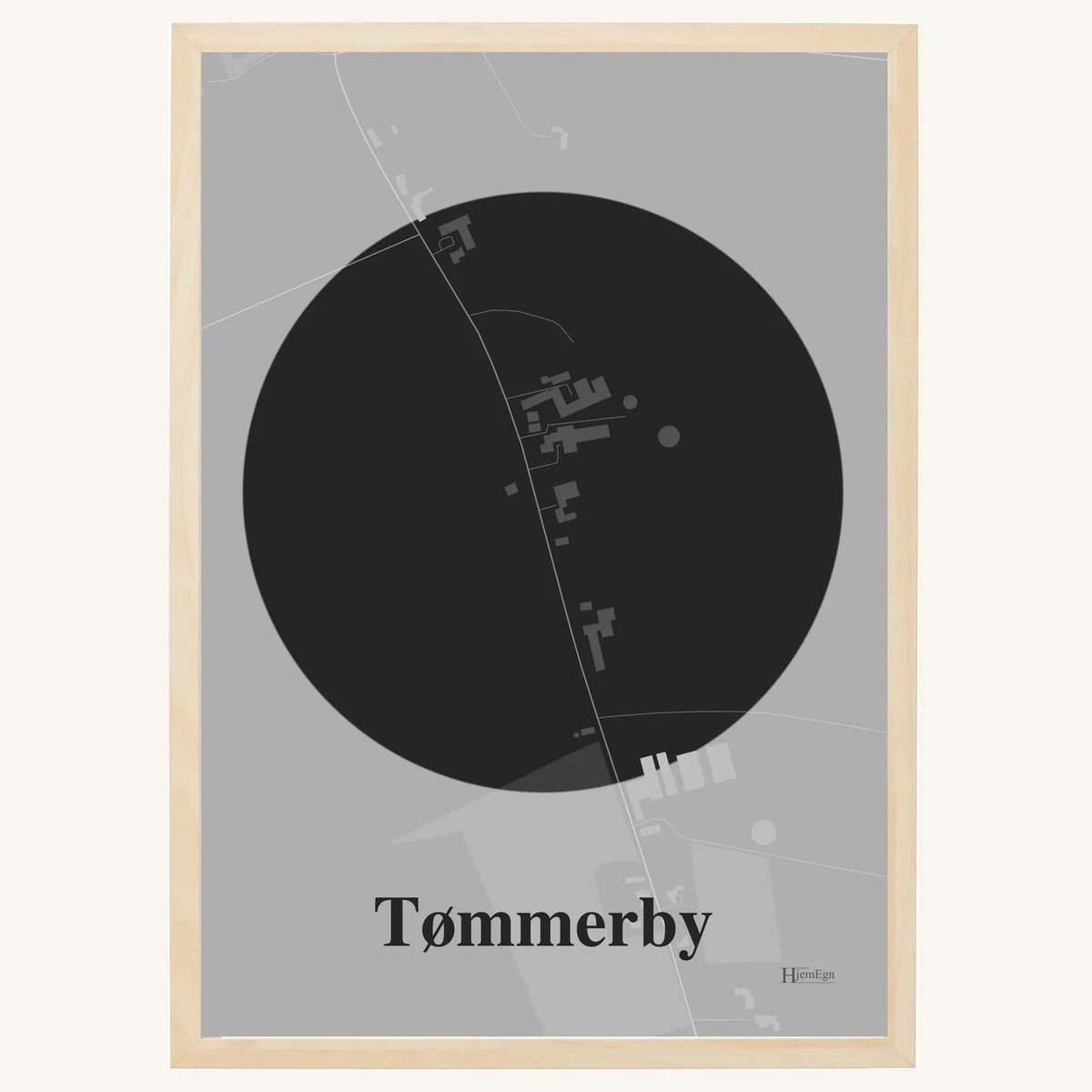 Tømmerby plakat – Centrum 2026 – Mørk grå