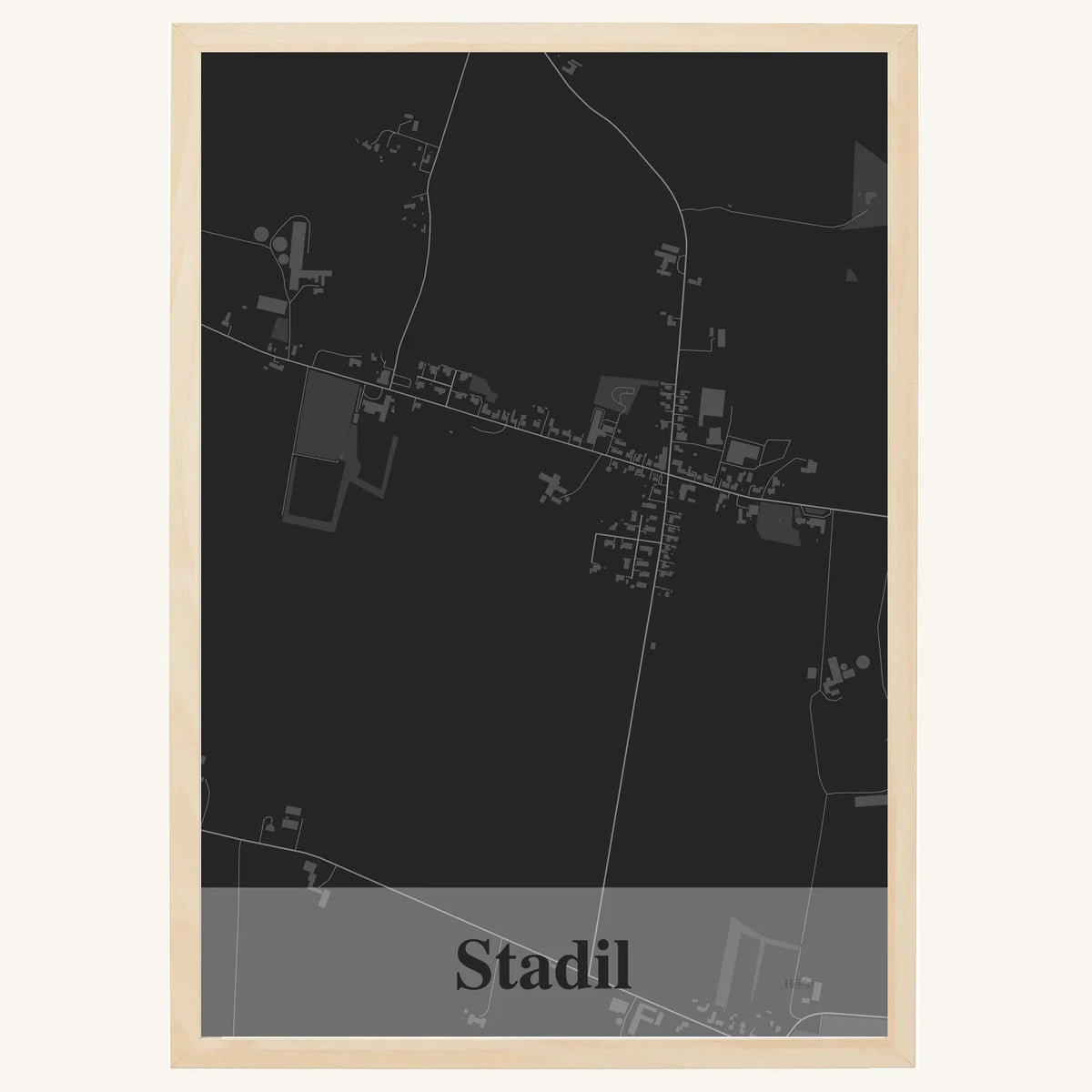 Stadil plakat – Firkantet 2026 – Mørk grå