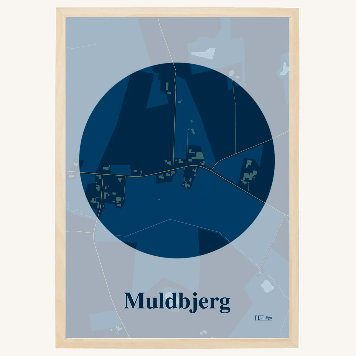 Muldbjerg plakat – Centrum 2026 – Mørk blå