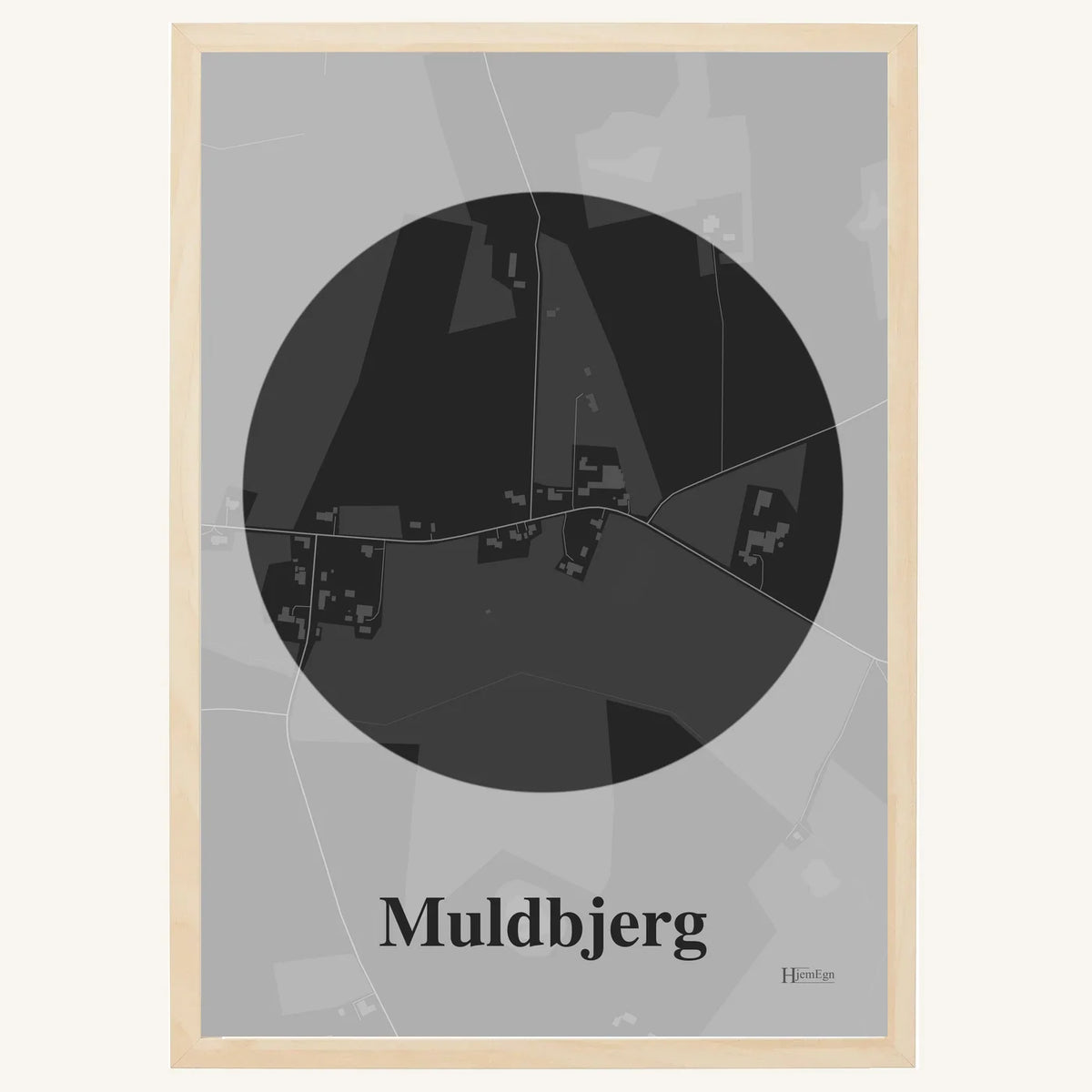 Muldbjerg plakat – Centrum 2026 – Mørk grå