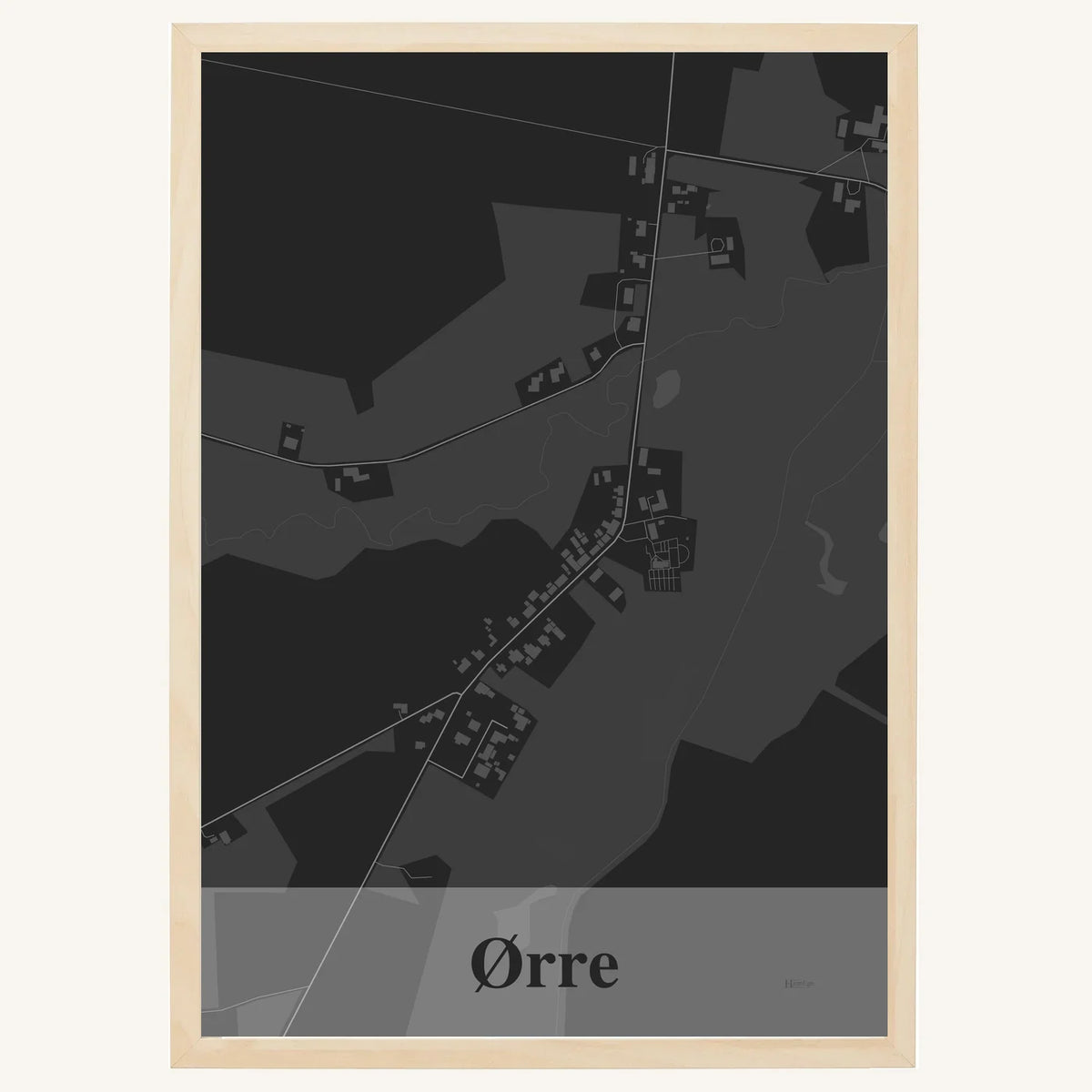 Ørre plakat – Firkantet 2026 – Mørk grå