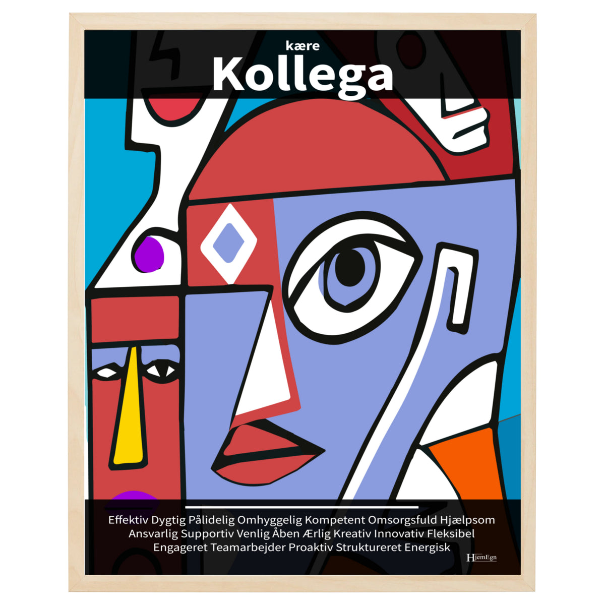 Splakat Kollega Plakat med Smukke Detaljer og Positiv Inspiration - Ideel til ...